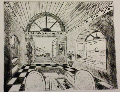 Perspective in Drypoint
